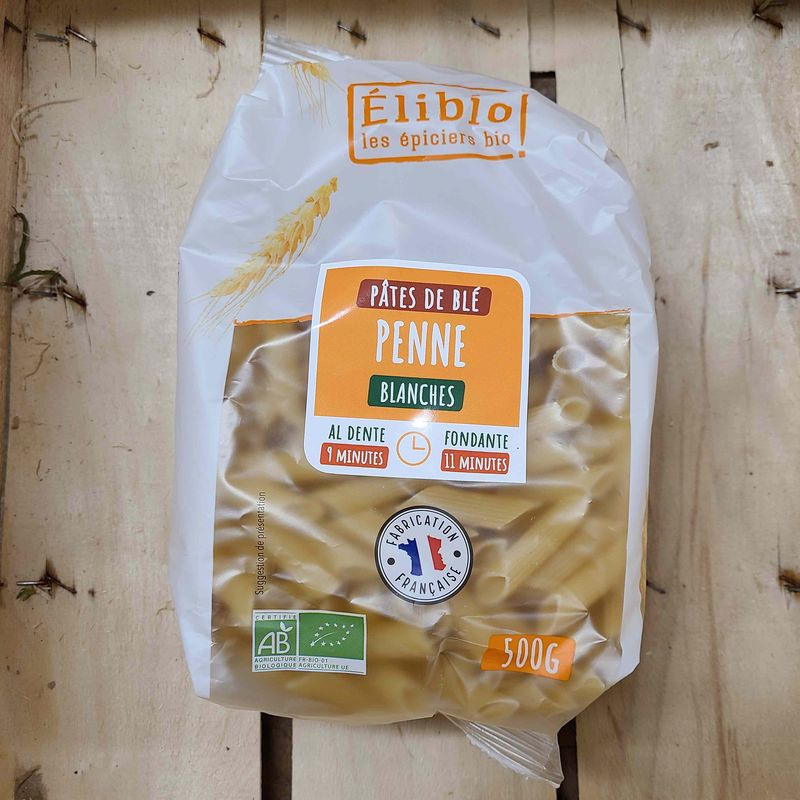 Pâtes Penne Blanche