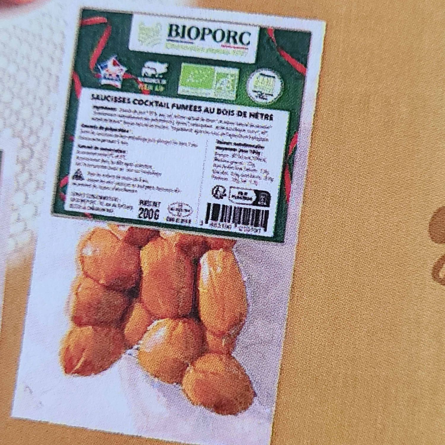 Saucisses cocktail bio