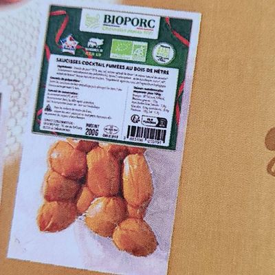 Saucisses cocktail bio