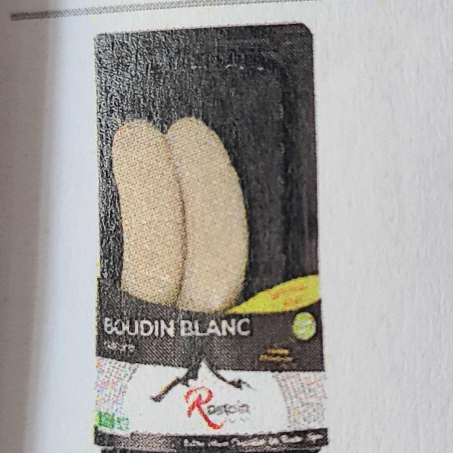 Boudin blanc bio