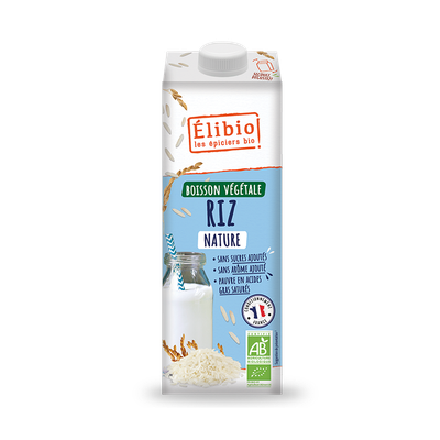 Boisson végétale Riz Nature ELIBIO