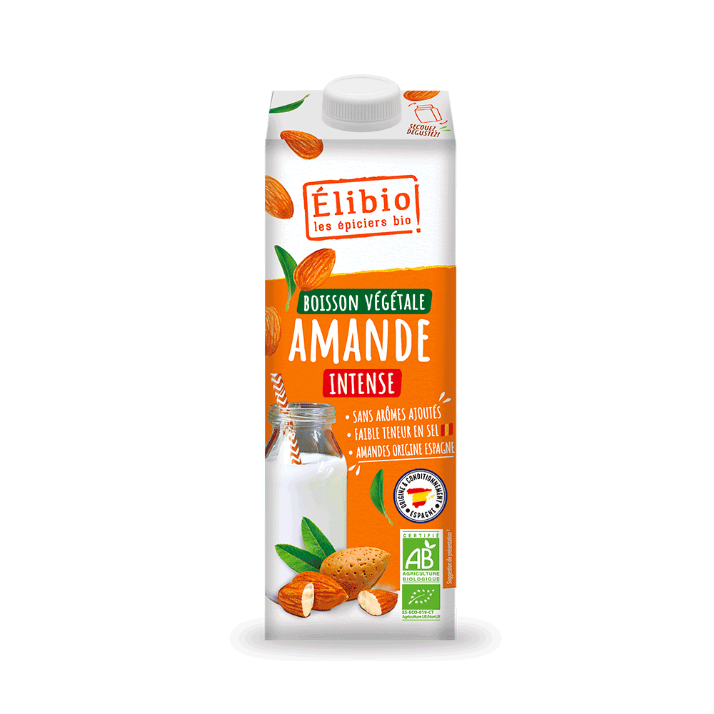Boisson végétale Amande intense ELIBIO