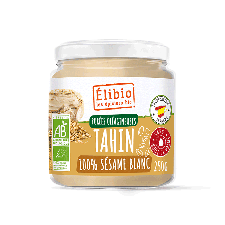 Purée de Tahin - Sésame Blanc ELIBIO 250 G
