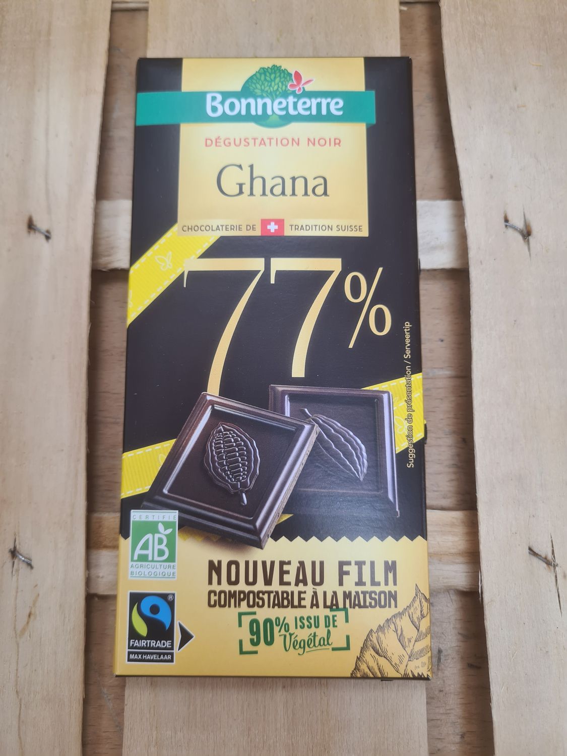 Chocolat Noir 77% Ghana