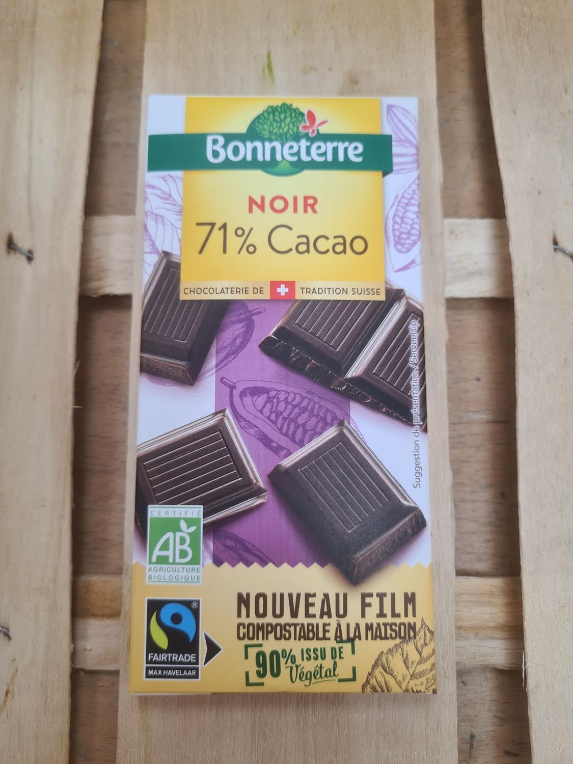 Chocolat Noir 71% Cacao