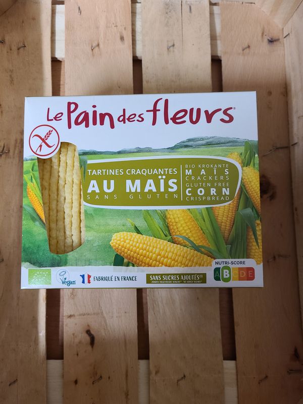 Tartines craquantes Mais sans sucres ajoutés