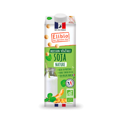 Boisson végétale Soja Nature ELIBIO