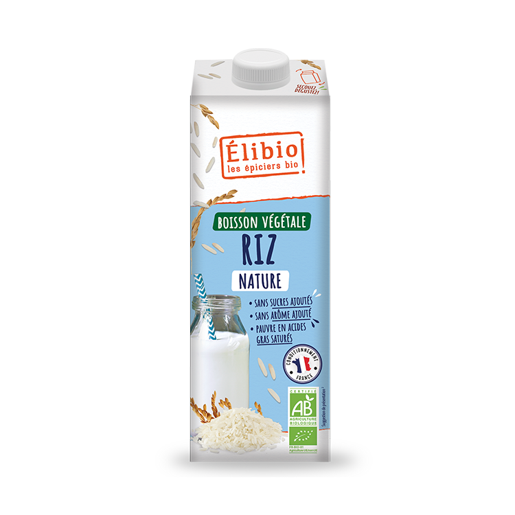 Boisson végétale Riz Nature ELIBIO