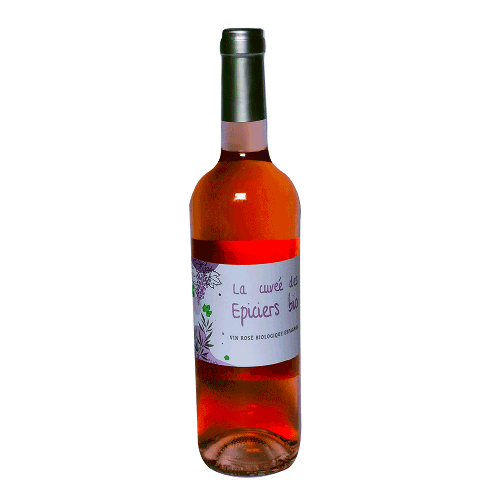 Vin Rosé La Cuvée des Epiciers ELIBIO 75 CL
