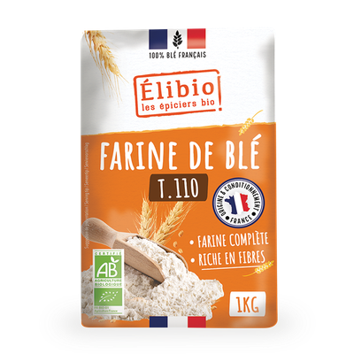 Farine de Blé Complète  T110 ELIBIO 1KG