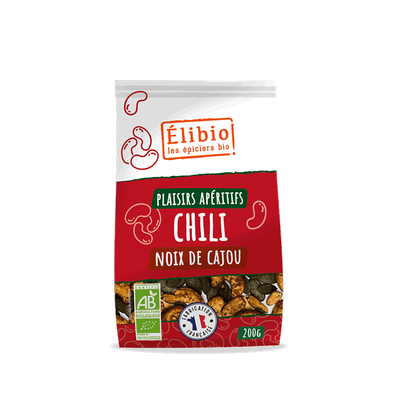 Apéritif Plaisir Chili Noix de Cajou ELIBIO 200 G