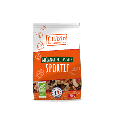 Fruits Secs Mélange Sportif ELIBIO 200 G