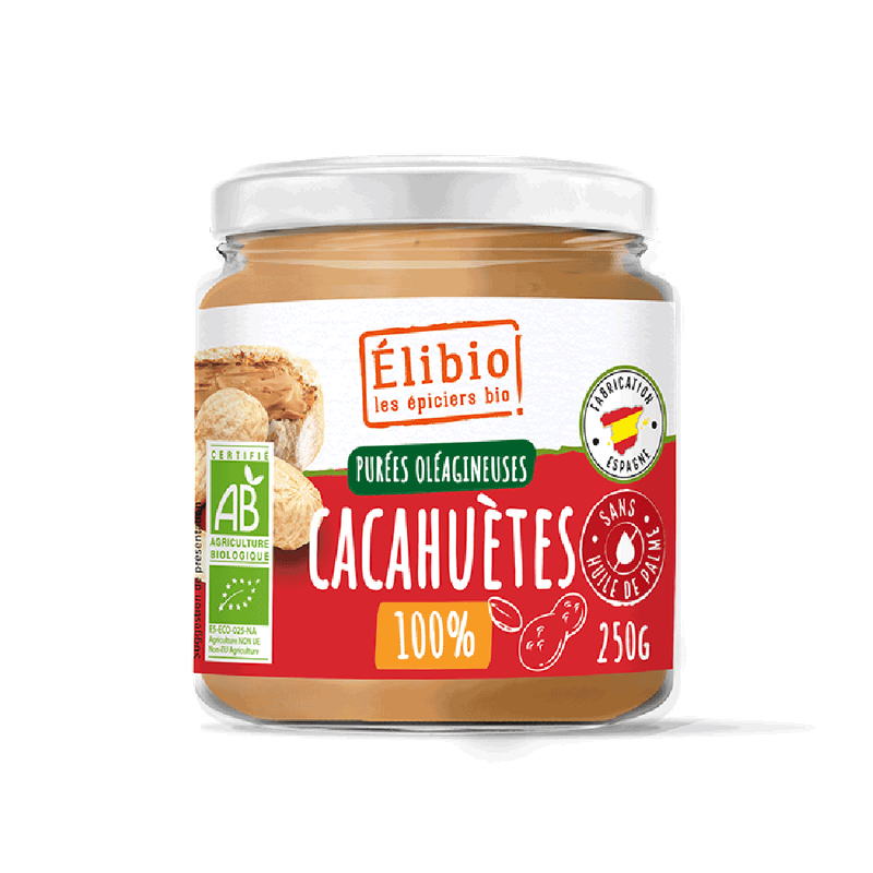 Purée de cacahuètes ELIBIO 250 G