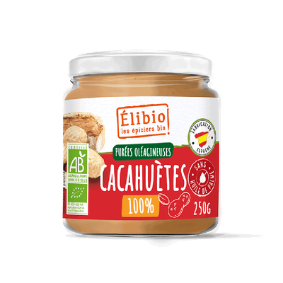 Purée de cacahuètes ELIBIO 250 G