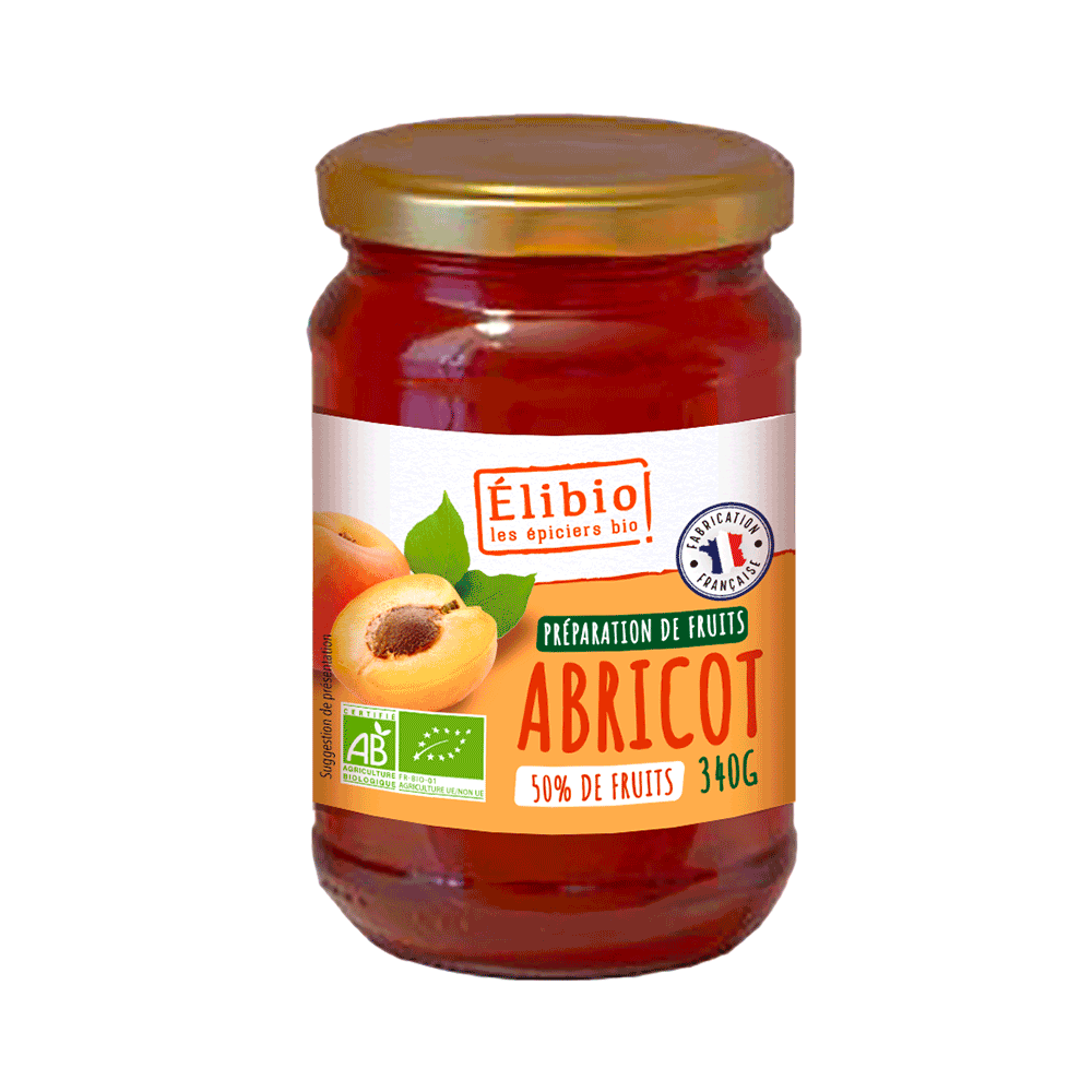 Préparation à l'Abricot ELIBIO 340 G