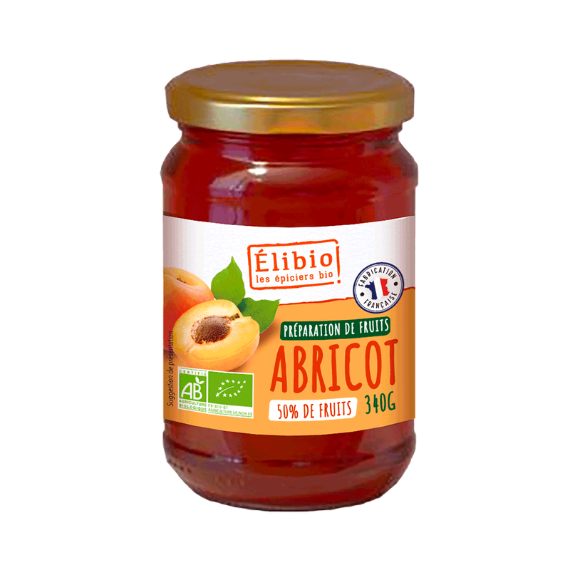Préparation à l'Abricot ELIBIO 340 G Préparation à l'Abricot ELIBIO 340 G