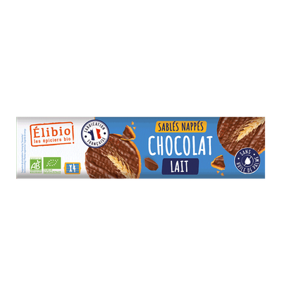 Biscuits Sablés Chocolat au Lait ELIBIO 160 G