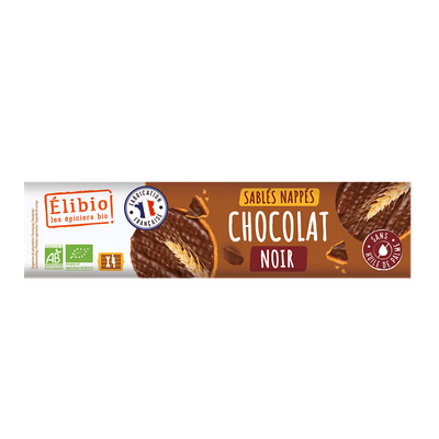 Biscuits Sablés Chocolat Noir ELIBIO 150 G