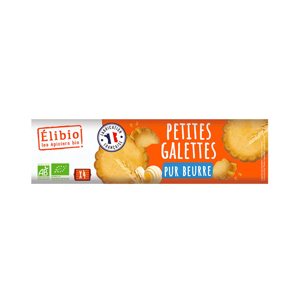 Biscuits Galettes Pur Beurre ELIBIO 125 G