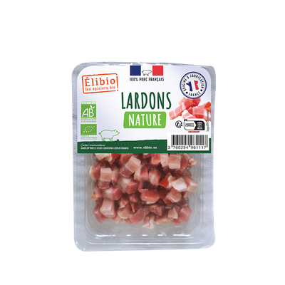 Lardons nature ELIBIO 100G