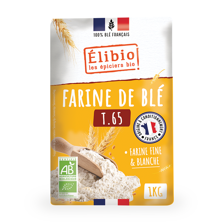 Farine de Blé Blanche T65 ELIBIO 1KG