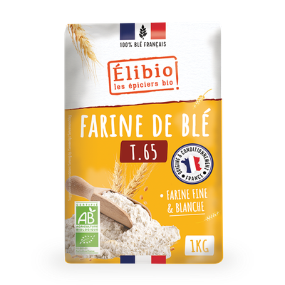Farine de Blé Blanche T65 ELIBIO 1KG