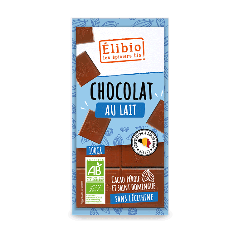 Chocolat au Lait   ELIBIO 100G
