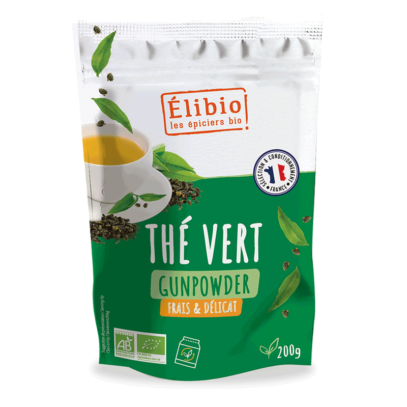 Thé vert Gunpowder ELIBIO 200 G