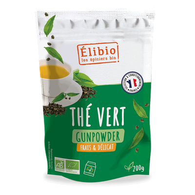 Thé vert Gunpowder ELIBIO 200 G