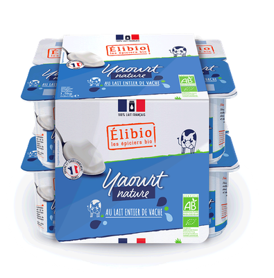 Yaourt Nature ELIBIO x 12