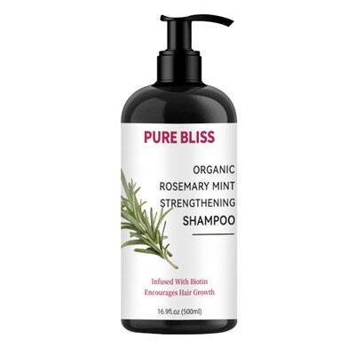 PURE BLISS ORGANIC ROSEMARY MINT STRENGTHENING SHAMPOO
