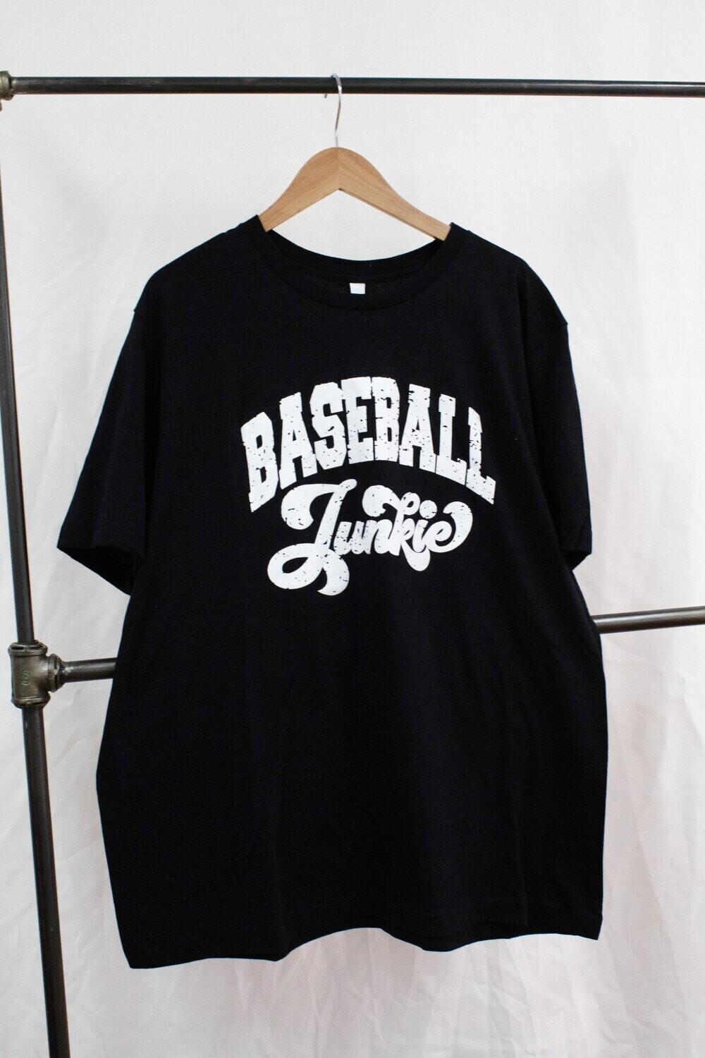 Baseball Junkie Graphic Tee, Color: HEATHER RED, Size: MEDIUM