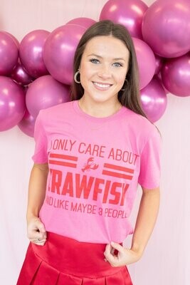 I Only Care About Crawfish Short Sleeve Tee