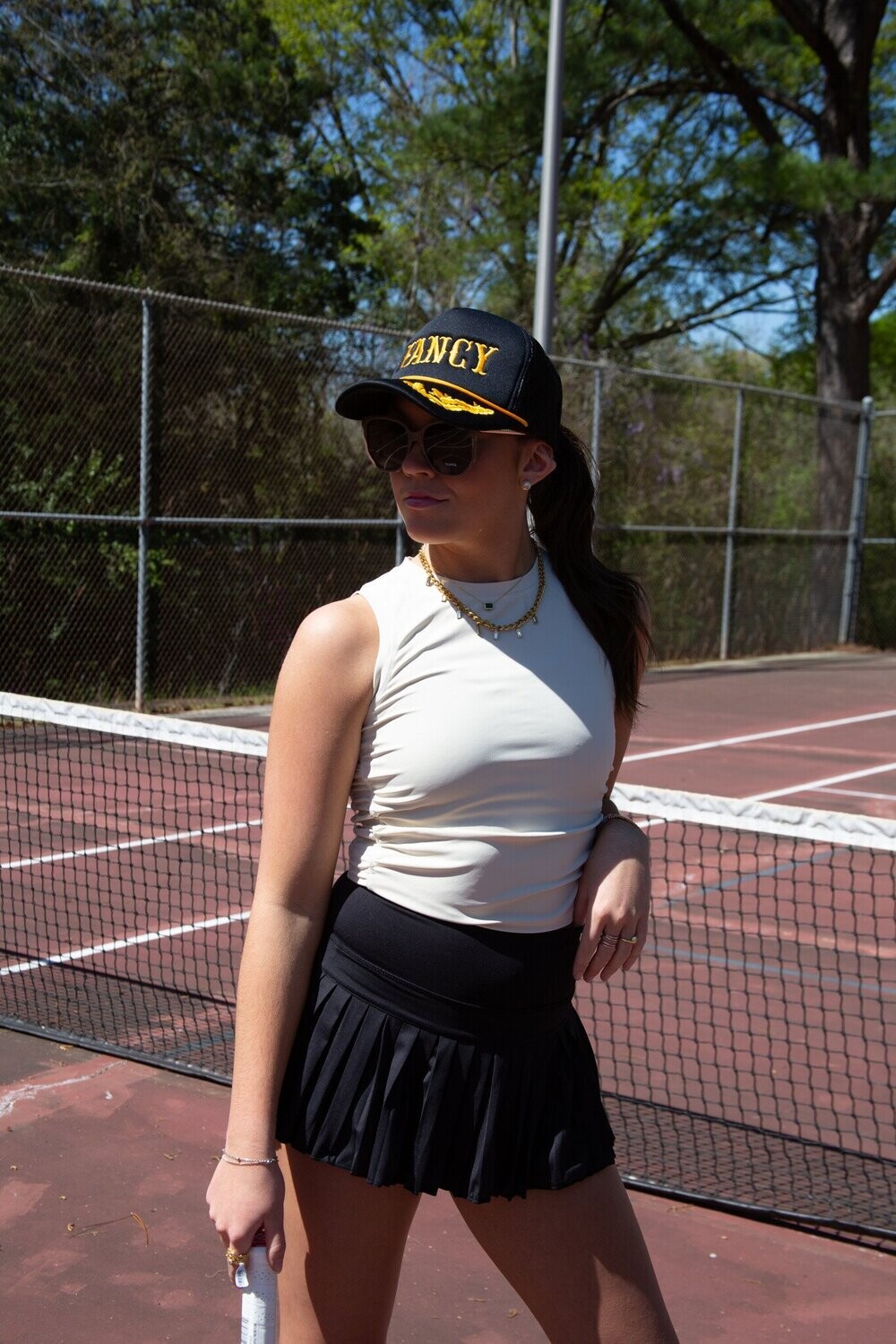 Gold Hinge Scrunch Shirt