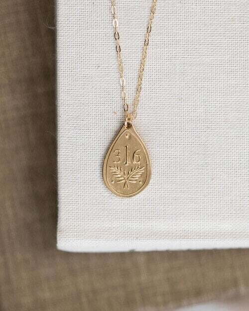 Scripture Inspired Pendant Necklace JOHN 3:16 32&quot;