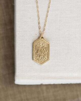 Scripture Inspired Pendant Necklace ISAIAH 41:10 16"