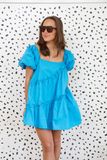 Love Language Ruffled Poplin Mini Dress