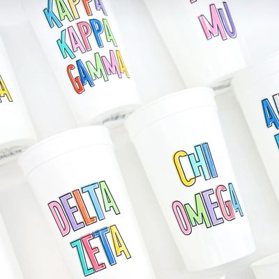 Rainbow Sorority Cup
