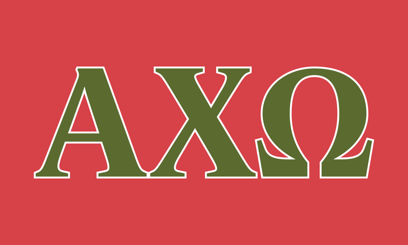 Sorority Letter Flag