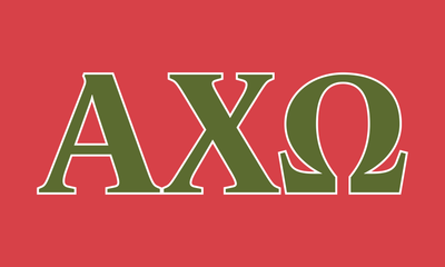 Sorority Letter Flag