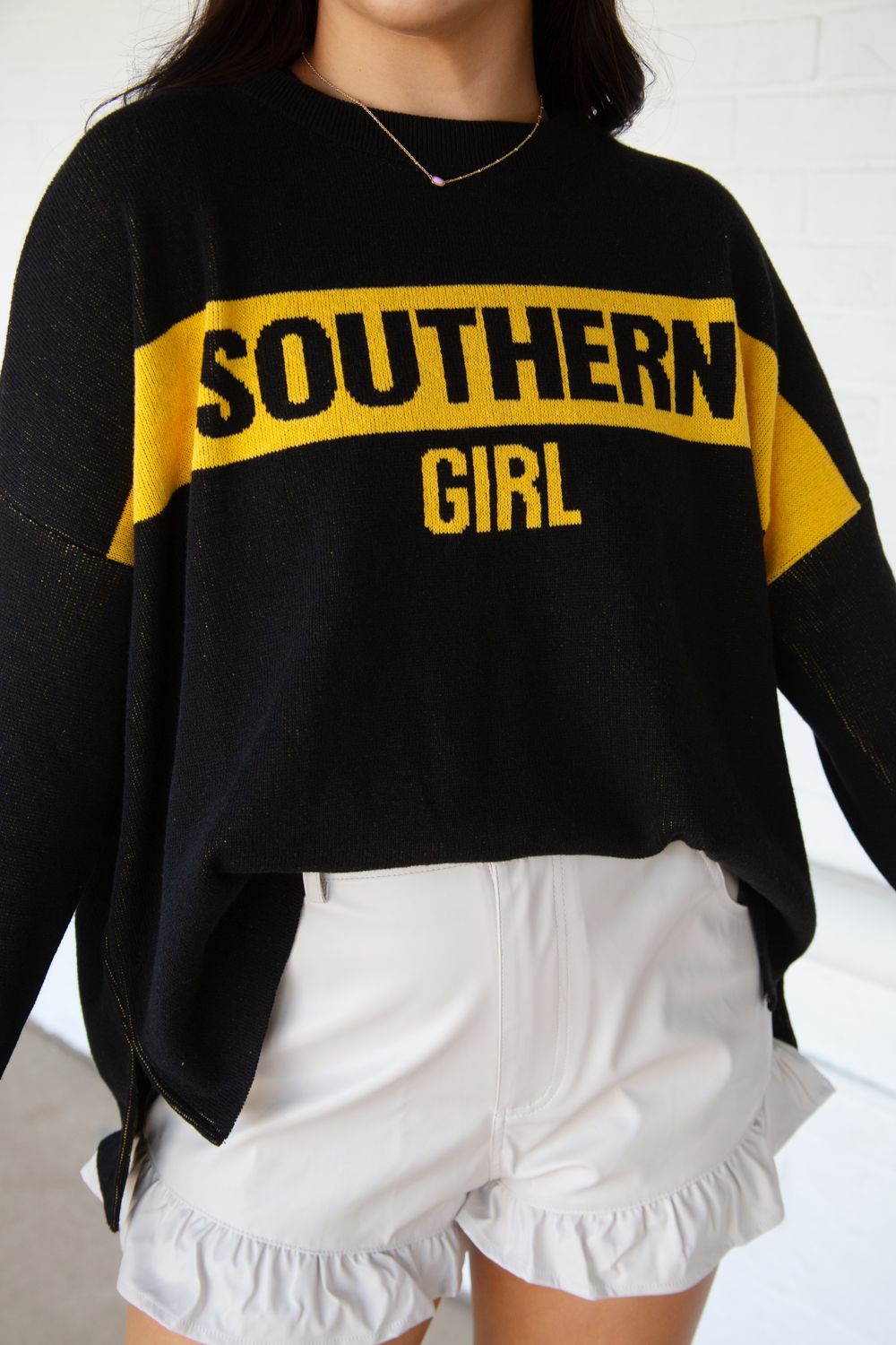 Southern Girl Striped Knit Sweater
