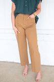 Meet Up Soon Patch Pocket Wide Leg Cropped Pant