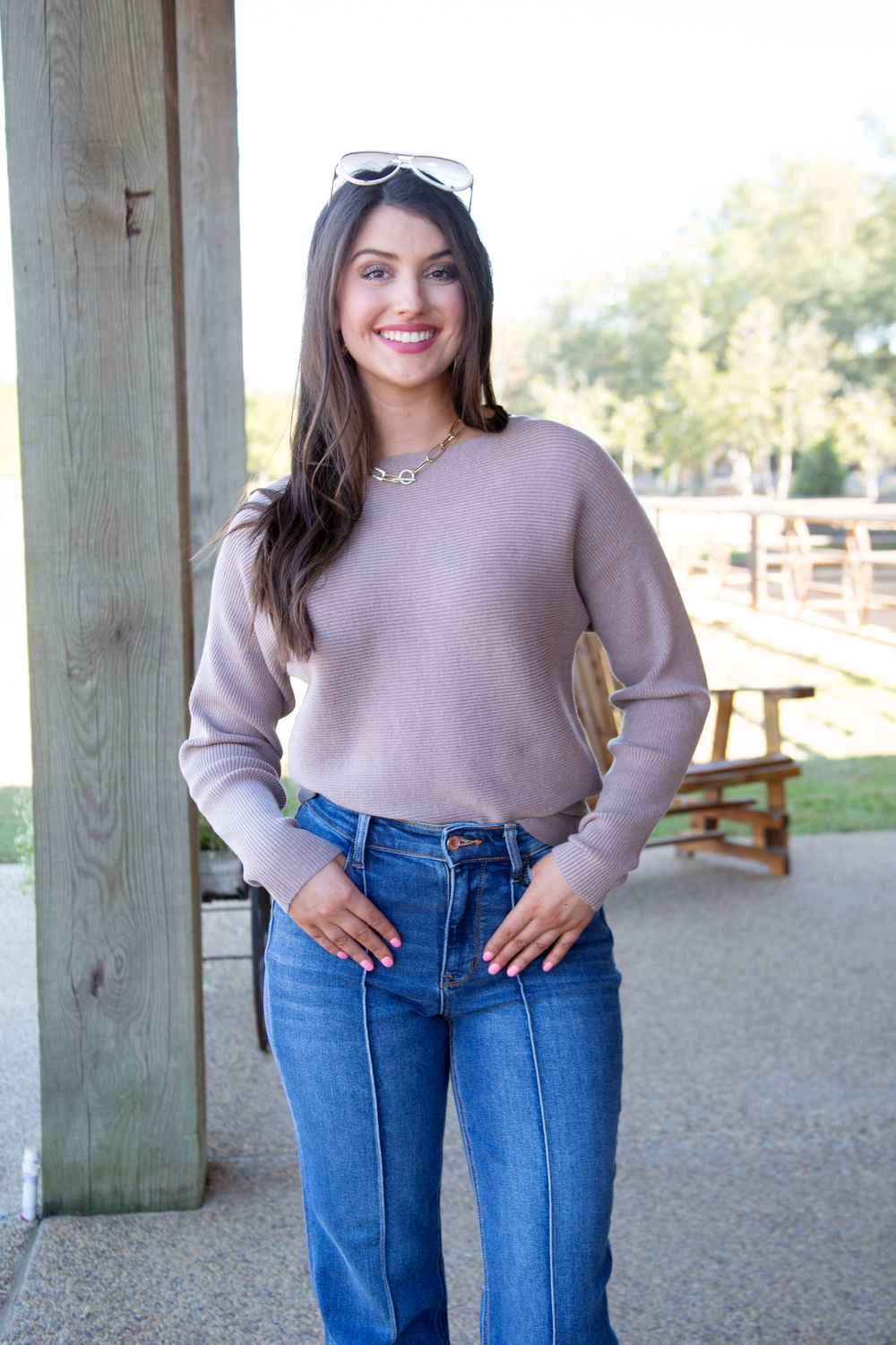 Shelby Dolman Sleeve Sweater