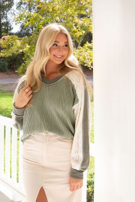 It's Your Day Textured Oversized Sweater