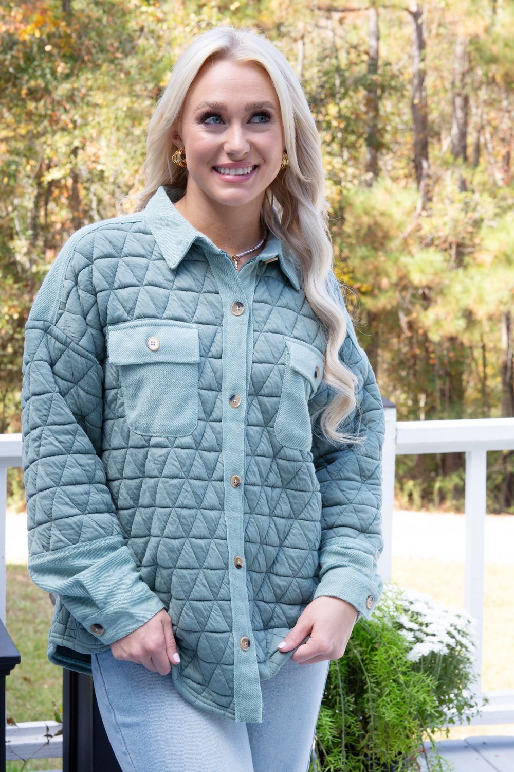 Autumn Bliss Oversized Quilted Shacket