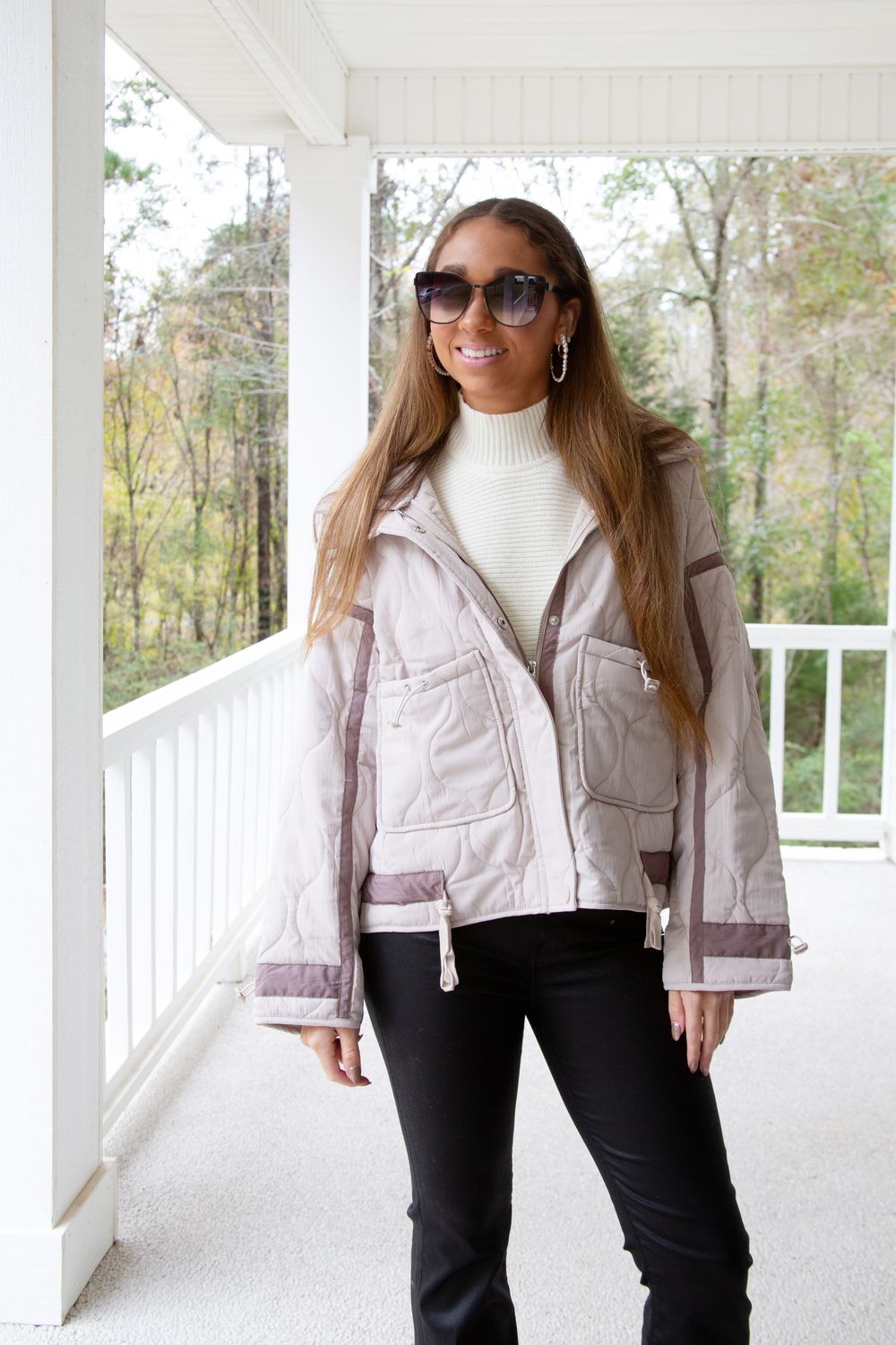 Keep it Classy Quilted Toggle Puffer Jacket
