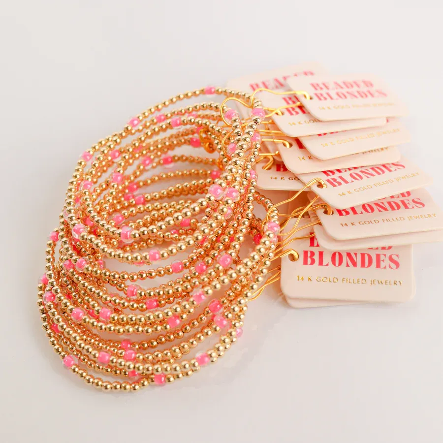 Petite Hot Pink Poppi Bracelet 6.25