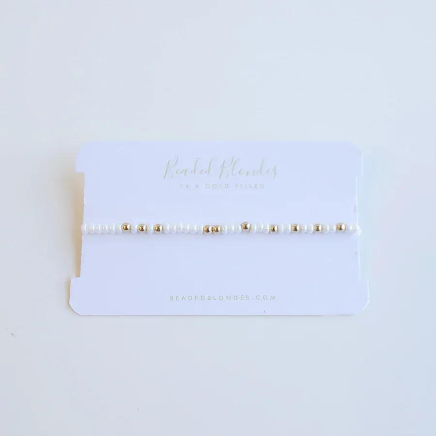 Ily Pearl Bracelet GOLD 6.75