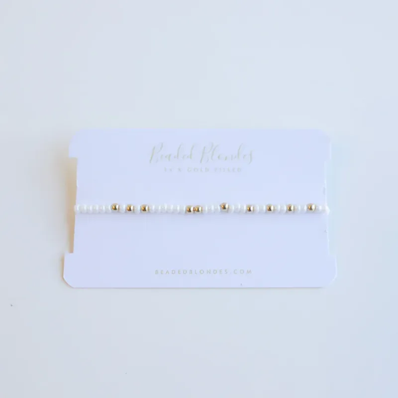 Ily Pearl Bracelet GOLD 6.75