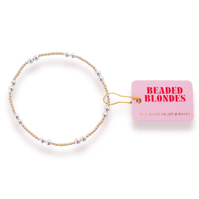 Leah Bracelet MIXED METALS 6.75
